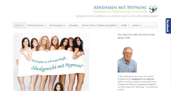 Desktop Screenshot of abnehmen-mit-hypnose.at